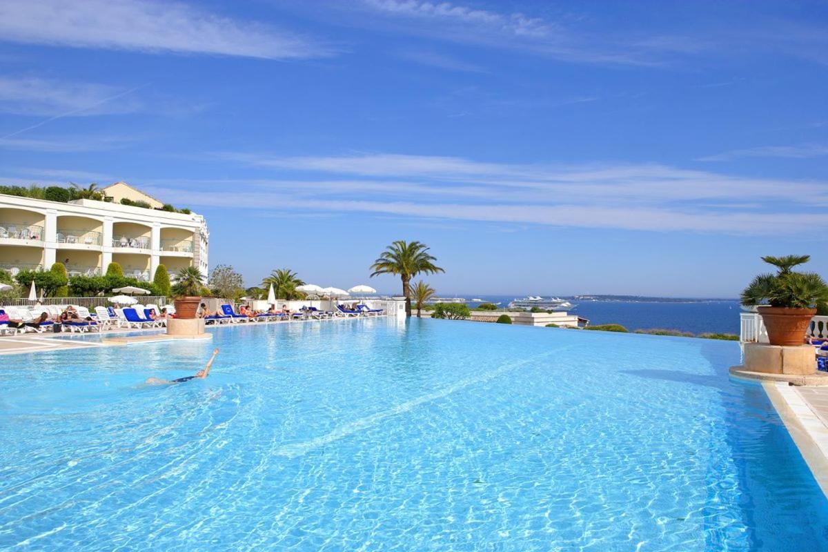 Exceptionnel Sur Cannes Vue Mer Piscine Exterior photo