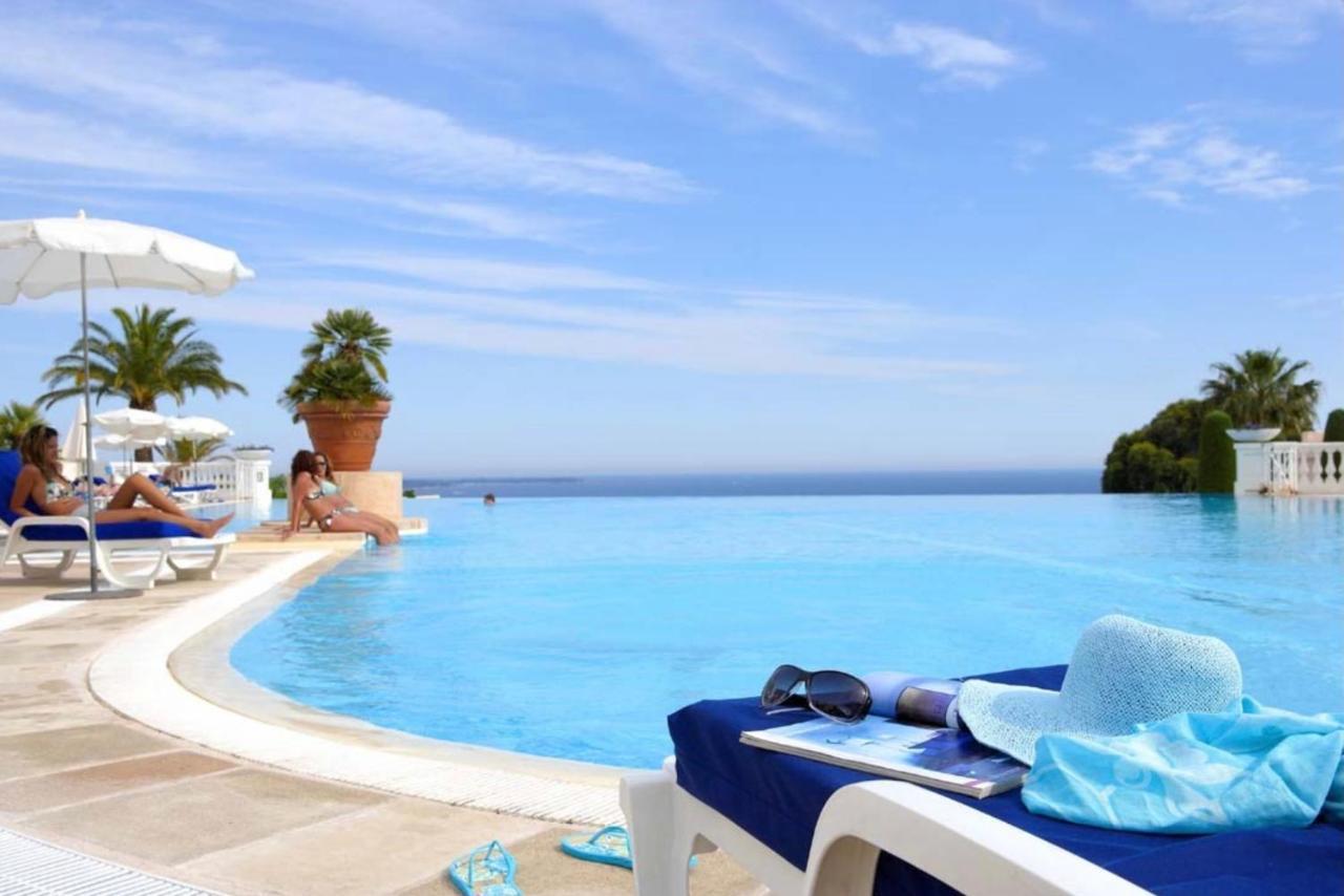 Exceptionnel Sur Cannes Vue Mer Piscine Exterior photo