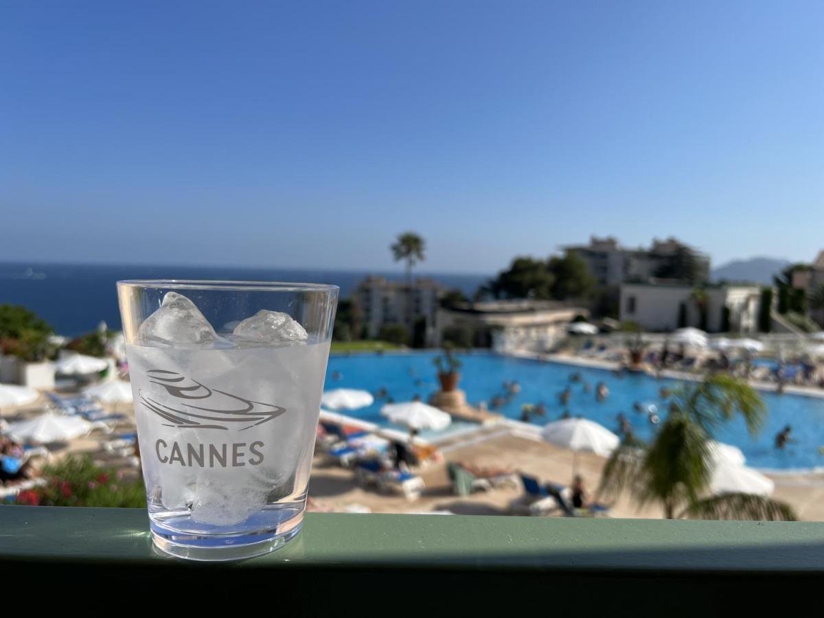 Exceptionnel Sur Cannes Vue Mer Piscine Exterior photo
